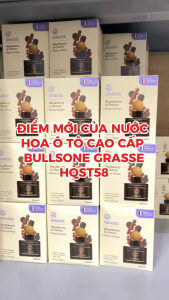 Nước hoa ô tô cao cấp Bullsone Grasse Dung tích 105ml Đa dạng mùi hương - Hàng chính hãng