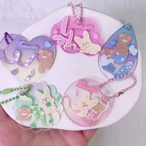 ชุดทำพวงกุญแจ กล่องทำพวงกุญแจ DIY พวงกูรแจ ห้อย งานฝีมือ พวงกูรแจอะคริลิค ของขวัญทำมือ จี้ห้อยพวงกูรแจ การ์ดทำมือ