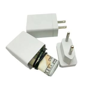 1Pc Fake Charger Diversion Safe - Hidden Storage Compartment for Home Secret Stash