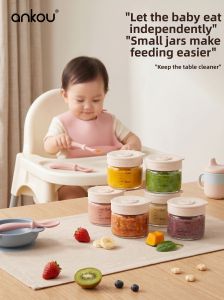 Ankou | Baby Food Storage Bottle With Scale Heat-Resistant