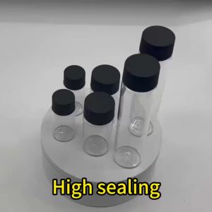 100pcs/set 10ml 20ml 30ml  50ml Glass Seal Bottle Reagent Sample Vial with Screw Cap for Laboratory