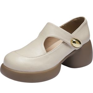 Daphne | Comfortable Thick-soled Mary Jane Loafers