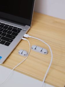 Nẹp dây điện chống rối móc dán tường treo dây điện phích cắm điện thoại dán tường