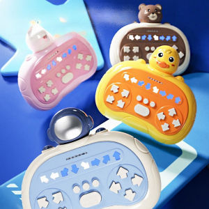 จัดส่งที่รวดเร็ว เพลงสำหรับเด็กจังหวะเร็วการเต้นรำนิ้วฝึกสมองของเล่นเด็กเกมการศึกษาคอนโซลเกมบีบอัดประสาทสัมผัสมือและตา