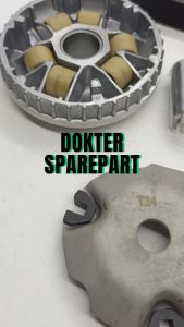 KZL (PAKET 5 CVT) RUMAH ROLLER ASSY + PULLY ASSY + VANBELT + KIPAS + BONUS GEMUK / BEAT SCOOPY FI