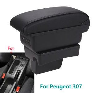 For Peugeot 307 Armrest Box For Peugeot 307 CC Convertible Car Armrest Storage Box Interior Retrofit Dedicated Car Accessories