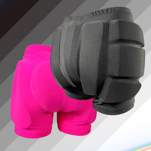 Jihuo Childrens Anti-Fall Pants Figure Skating Hip Pad Pants Mens and Womens Adult Skating Roller Skating Thickened Skiing Sports Protective Gear