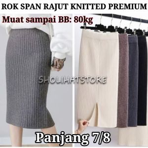 Rok Span Rajut Pilihan untuk Ukuran Besar