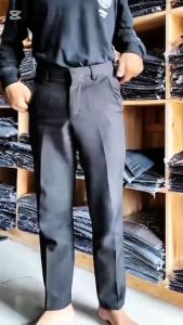 Celana Formal Pria Slim Fit - Celana Kerja Bahan Semi Wol Premium - DS Store