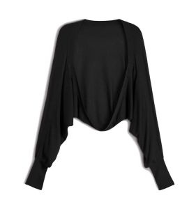 เสื้อคาร์ดิแกนถักไหมกันแดดสีขาวสำหรับผู้หญิงในช่วงฤดูร้อน เสื้อคลุมบาง เสื้อคลุมยาวปานกลาง แขนยาว สไตล์เกาหลี เสื้อคลุมแบบสวมหัว