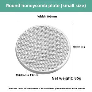 Round/Rectangle Honeycomb Ceramic Plate Honeycomb Ceramic Board Infrared Burner Replacement High Effeciency