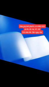 Giấy ép plastic đủ các kích thước màng nhựa ép giấy ép cứng - 100 tờ/ tập văn phòng phẩm Bảo An