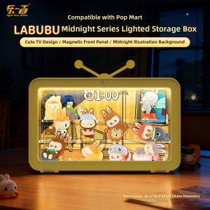 light your bricks | Midnight Series Display Box for Poppmart Labubu Collectible