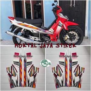 STIKER STRIPING LIS YAMAHA F1ZR FIZR TAHUN 2004 2005 STANDAR