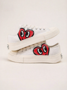 Semir | Giày Sneaker Nữ Đế Cao Vải Canvas Thoáng Khí Thu/Đông