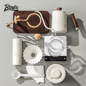 BINCOO 500ml Hand-Poured Coffee Dripper Sharing Pot American Style Coffee Brewing Equipment Glass Coffee Pot