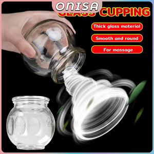 Onisa Traditional Ventosa Glass Cupping Body Relaxation Health Massage Jars