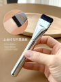 Portable Flat Head Foundation Brush Soft Blade Concealer Mask Refreshing New Hand with Storage Box Cosmetic Makeup Brush. 