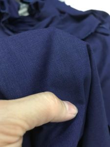 vải  linen màu xanh đen _( khổ 1m3) dày vừa co dãn nhẹ may đầm váy áo quần