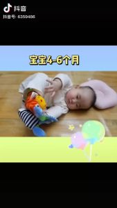 Hntob Set Of Pair Baby 0M+ Wrist Band Socks Rattle Animal Soft Rattles Developmental Toy Newborn