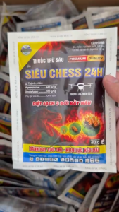 [COMBO 5 GÓI] Thuốc trừ sâu SIÊU CHESS 24H đặc trị RẦY NÂU gói 20g