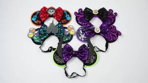 Disney | Disney Ursula Ear Adjustable Elastic Headband For Adults Kids Cosplay Halloween Hairband Girls Ghost Party DIY Hair Accessories