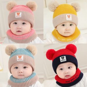 kupluk bayi haopenyou model pompom logo mickey mouse umur 1 bulan - 3 tahun  bisa bordir nama