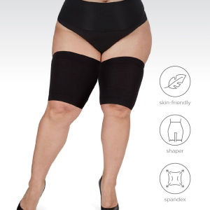 1Pair Thigh Compression Sleeve Brace Support Compression Recovery Thigh Wrap Pain Relief for Sore Hamstring Quad Sweat Men Women