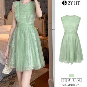 ZYHT EraVogue Women's Dresses: Green Evening & Casual Work Options