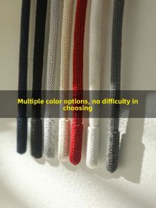 Adjustable Drawstring Rope for Pants and Hats Navy Blue Round