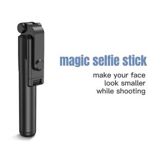 Tripod Tongsis HP R1 Bluetooth 3in1 360° With Remote Control Selfie Stick AH082 - LPM