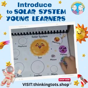 Solar System 8 Planets Interactive Busy Book Laminated Activities