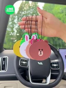 Viên Thơm Xe Hơi Line Friends 100% Chính Hãng Nước Hoa Xe Hơi Máy Làm Mát Không Khí Mặt Dây Chuyền Hương Liệu Cho Xe Hơi LFB162/LFB240/LFB336/LFB340