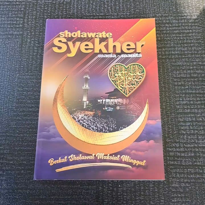 BUKU SHOLAWAT SYEKHER MANIA | BUKU SHOLAWAT LENGKAP SOFT COVER | Lazada ...