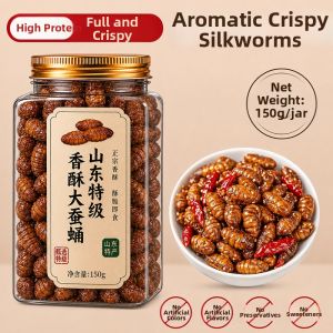 WENXIANGZAN | Crispy Ready-to-eat Non-fried Silkworm Pupae
