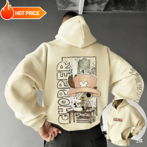 Chopper 2025 Harajuku Anime One Piece Streetwear Vintage Winter Oversized Hoodie Men Women Long-Sleeve Hooded Sweatshirt Top Y2k