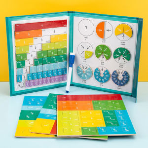 Magnetic Fraction Learning Base Lower Grade Math Nuclear Denominator Operation Cognitive Calculation Mathematics Teaching Tools