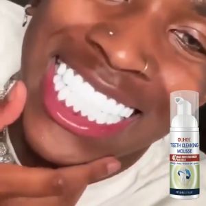 OUHOE Teeth Cleaning Mousse Clean Oral Hygiene Remove Plaque Stains Fresh Breath Oral Hygiene Dental Tools Effective Bright Teeth To Remove Stains Deep Cleaning Toothpaste (60ml)
