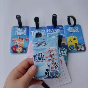 Travel Style Luggage Label Men Women Travel Luggage Tag Classic Suitcase ID Address Holder Baggage Boarding Portable Suitcase