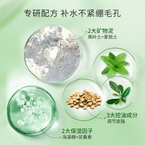 Dr. Plant High Mountain White Tea Mud Mask Deep Pore Cleansing Moisturizing Non-Drying Facial Mask for Beauty And Skincare