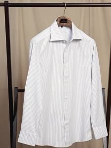 Windsor Collar Striped Business Shirt