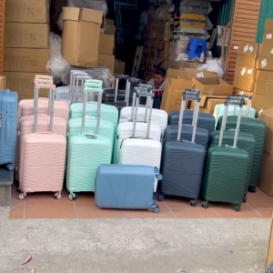Vali Nhựa PP cao cấp siêu bền chống bể vỡ khóa kéo 2 lớp chống trộm thích hợp ký gửi nước ngoài