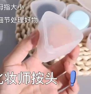 3 PCS W/Box Fingertip Mini Puff Mini Concealer Pad Finger Detail Sponge Wet and Dry Detail Modification makeup Tools