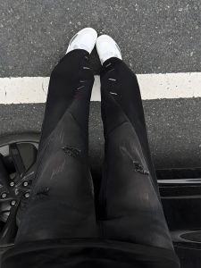 LIUBU | Retro Hole Flared Summer Vibes Style Mens Jeans