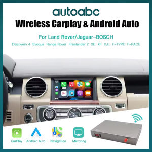 For Land Rover Jaguar Bosch Discovery4 Evoque Freelander2 XE XF XJL Wireless Carplay Android Auto FitsMirroring Decorder