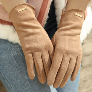 Sarung Tangan Musim Dingin Touch Screen & Suede Anti Slip Gloves