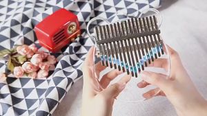 Rhaast Kalimba 8/17 Keys Kalimba Alat Musik Untuk Pemula Piano Jari Acrylic Thumb Piano Kecapi Jari Kalimba Instrument Lembaran musik