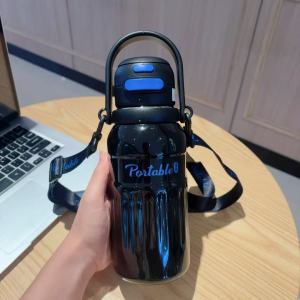 Cốc Nước Cách Nhiệt Dung Tích Lớn Bằng Thép Không Gỉ 316 Có Ống Hút Cầm Tay Cho Nam Và Nữ Cốc Đựng Nước Thể Thao Ngoài Trời