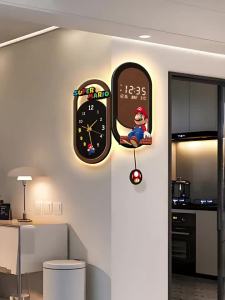 HAOJIUBUJIAN | Wall Mounted Digital Calendar Clock Double-sided