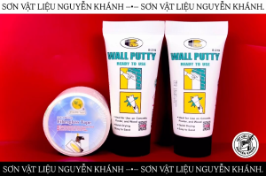 🧱 Combo Keo Trét Tường Bosny Wall Putty B219 + Băng Keo Lưới Fiberglass Tape – Vá Lỗ Sửa Nứt Tường Nhanh Chóng